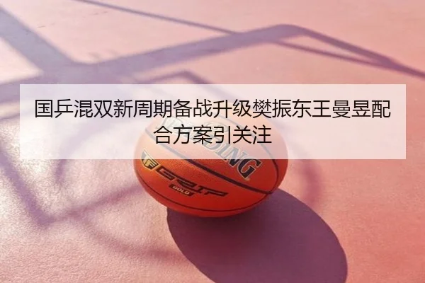 国乒混双新周期备战升级樊振东王曼昱配合方案引关注